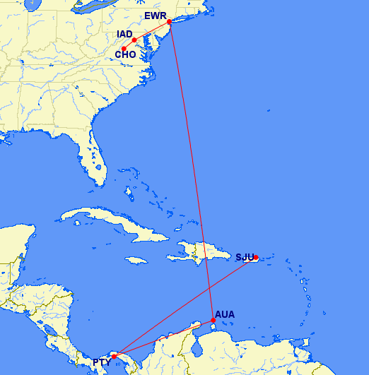 Caribbean Hopper with United Miles