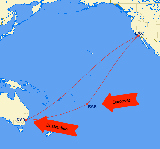 Australia/New Zealand AND Oceania islanes = 70,000 miles