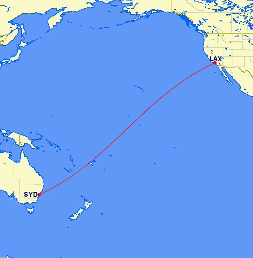 Australia/New Zealand = 80,000 miles alone