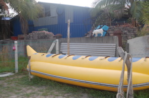 Yes. We slept on this very banana boat.