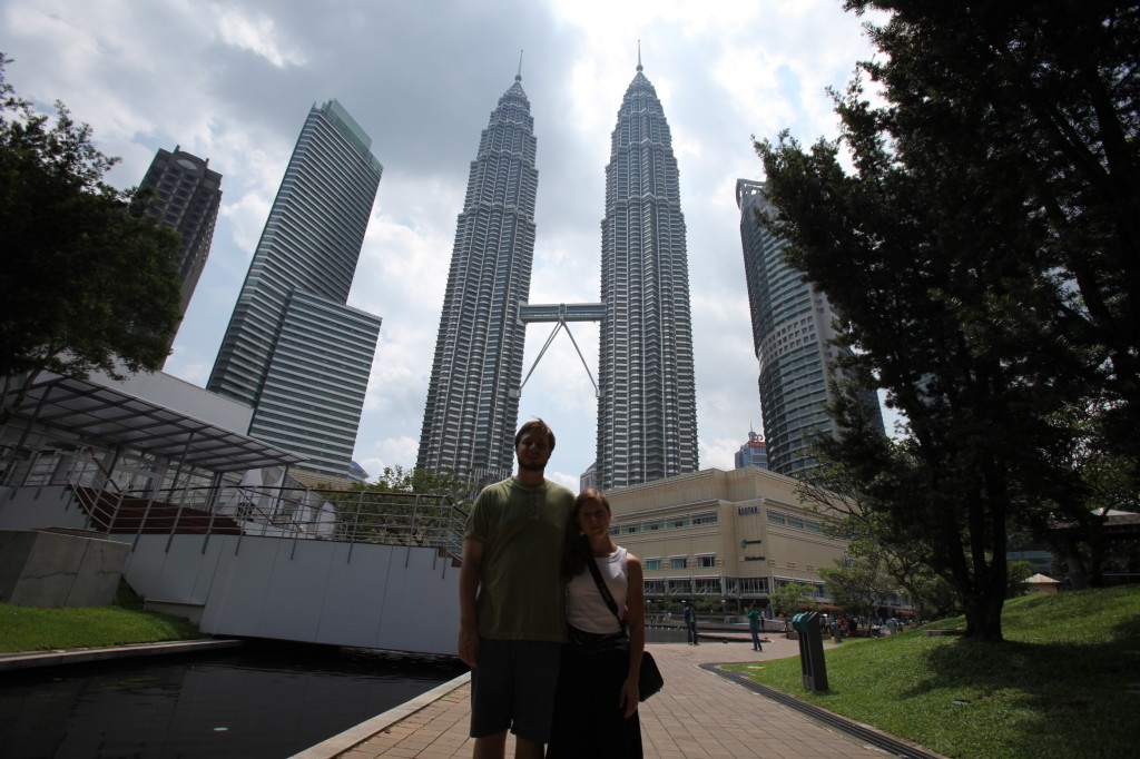 Drew and Carrie in Kuala Lumpur
