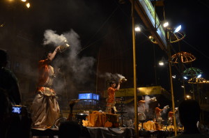 India- Varanasi- Ceremony- 2