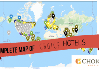 Map of Choice Hotels [with Choice Points]